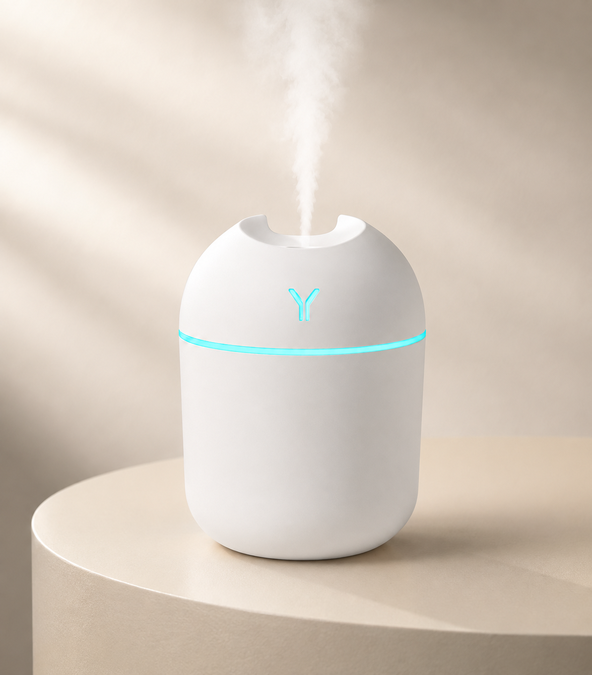 Little Y Mini USB Humidifier 250ml with Color Night Light – Portable Car & Desk Humidifier